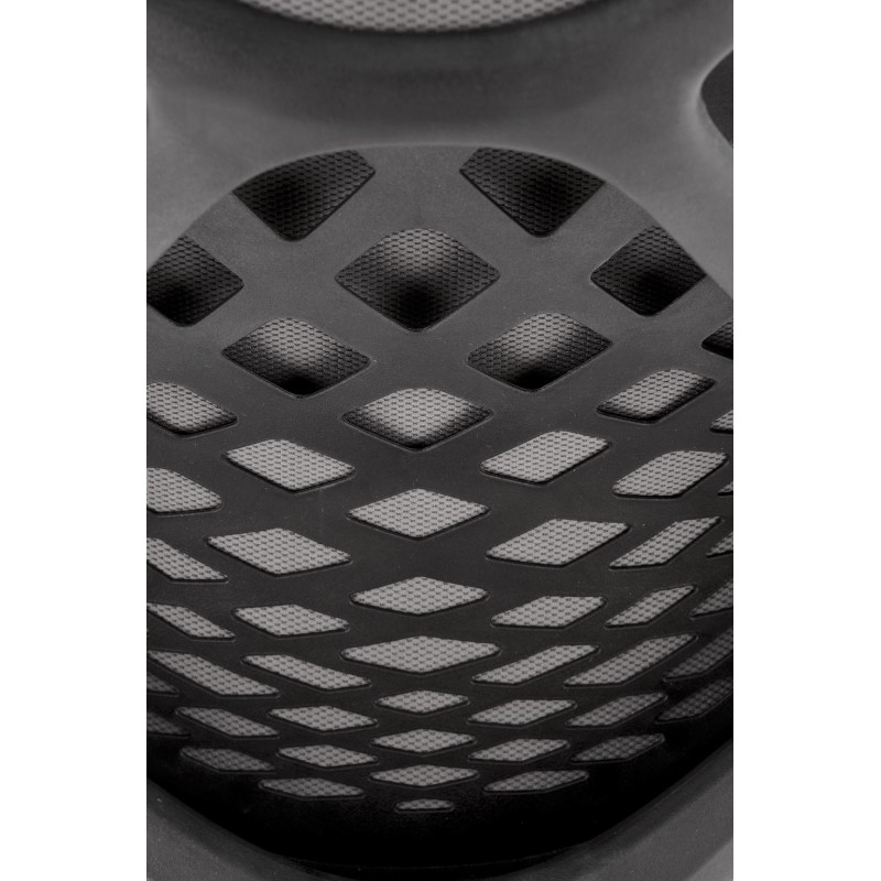 RUBIO fotel gabinetowy popielaty/czarny (1p 1szt)