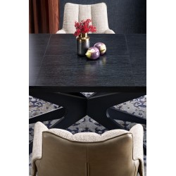 SANDRO stół rozkładany, czarny (2p 1szt)