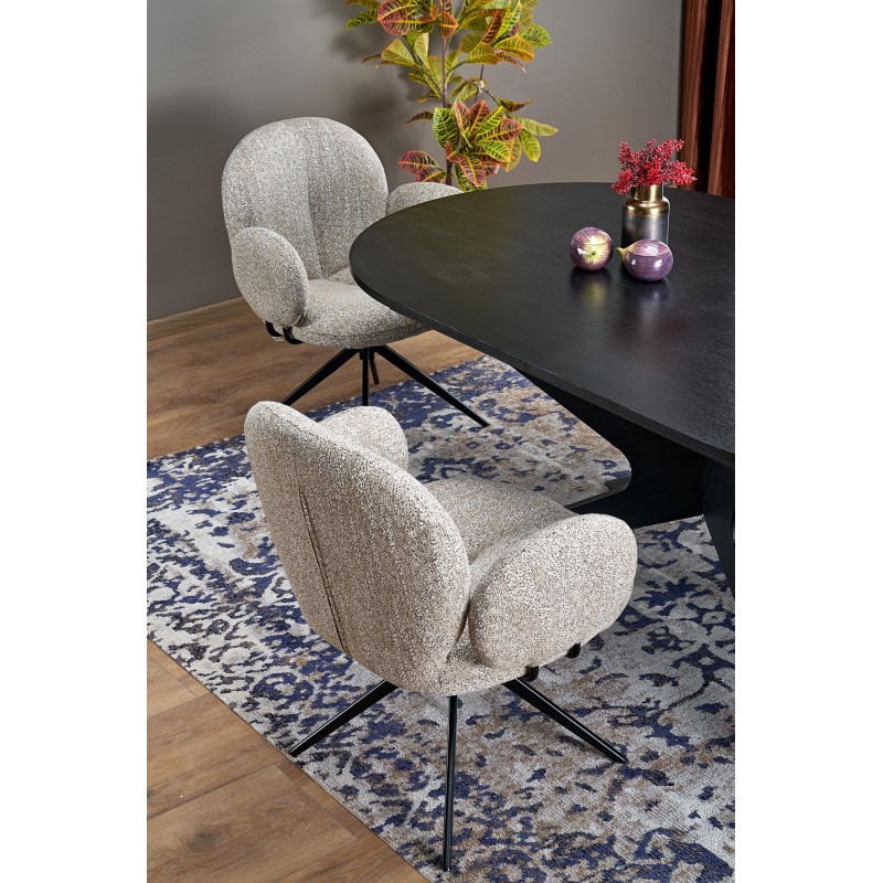 SANDRO stół rozkładany, czarny (2p 1szt)