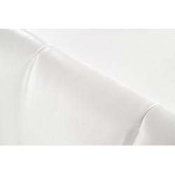 SANDY łóżko tapicerowane biały