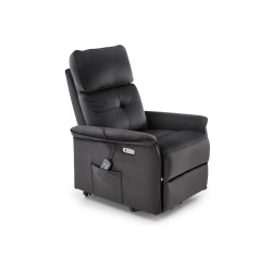 SEMIR 2 fotel wypoczynkowy czarny (2p 1szt)