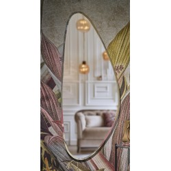 SERENITY lustro ścienne, srebrny