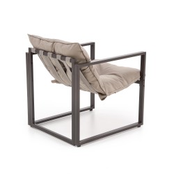 SHARK zestaw ogrodowy ( sofa + fotel 2x + ława ), ciemny brąz / cappuccino (1p 1szt)