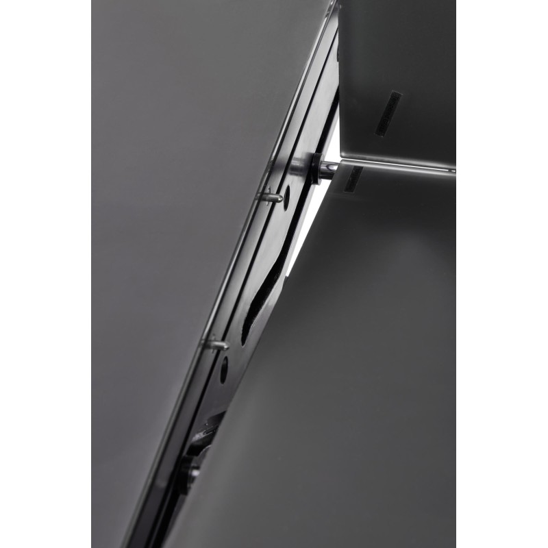 SILVESTRO stół rozkładany blat - ciemny popiel, noga - czarny (2p 1szt)