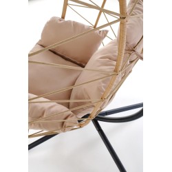 SNAKE fotel ogrodowy, naturalny / beżowy (1p 1szt)