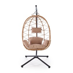 SNAKE fotel ogrodowy, naturalny / beżowy (1p 1szt)