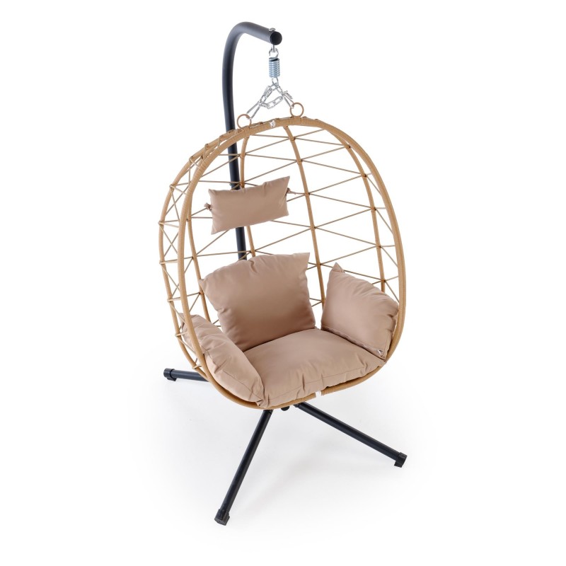 SNAKE fotel ogrodowy, naturalny / beżowy (1p 1szt)