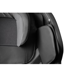 SOLARIA fotel wypoczynkowy z funkcją masażu i podgrzewania, czarny (1p 1szt)