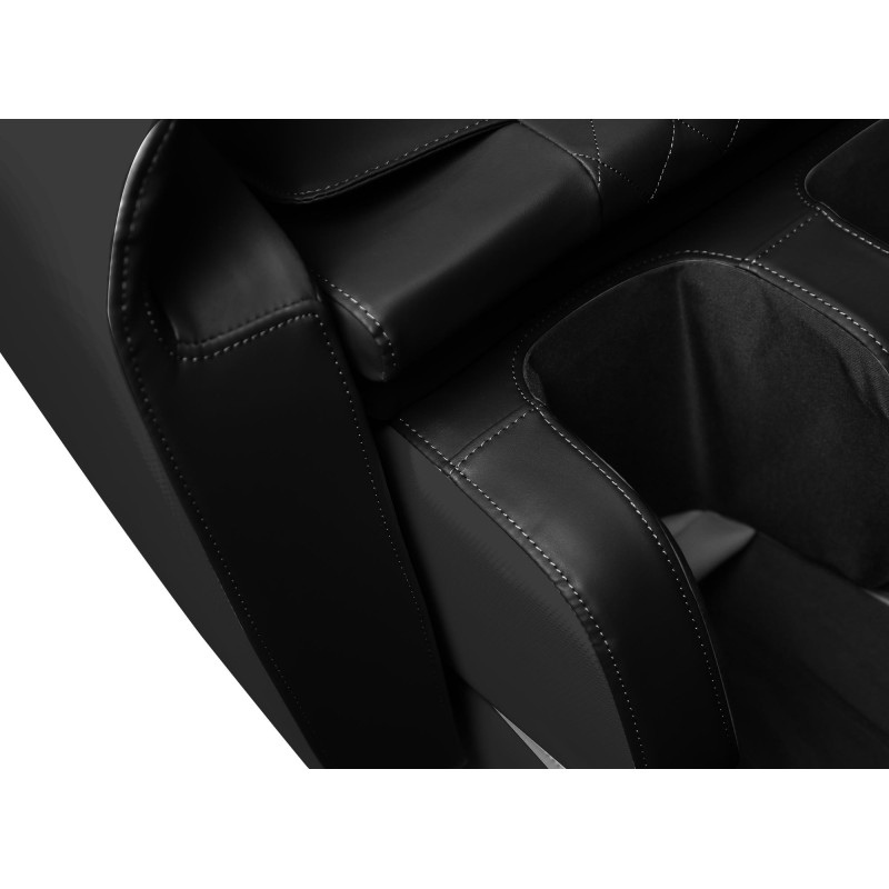 SOLARIA fotel wypoczynkowy z funkcją masażu i podgrzewania, czarny (1p 1szt)