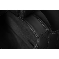 SOLARIA fotel wypoczynkowy z funkcją masażu i podgrzewania, czarny (1p 1szt)