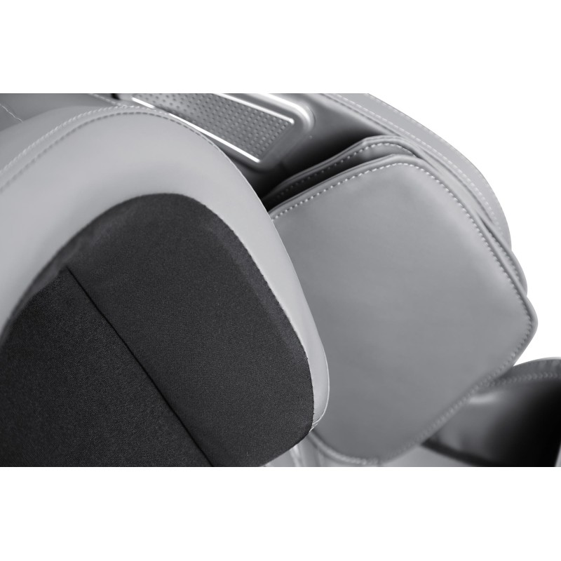 SOLARIA fotel wypoczynkowy z funkcją masażu i podgrzewania, kremowy / popielaty (1p 1szt)