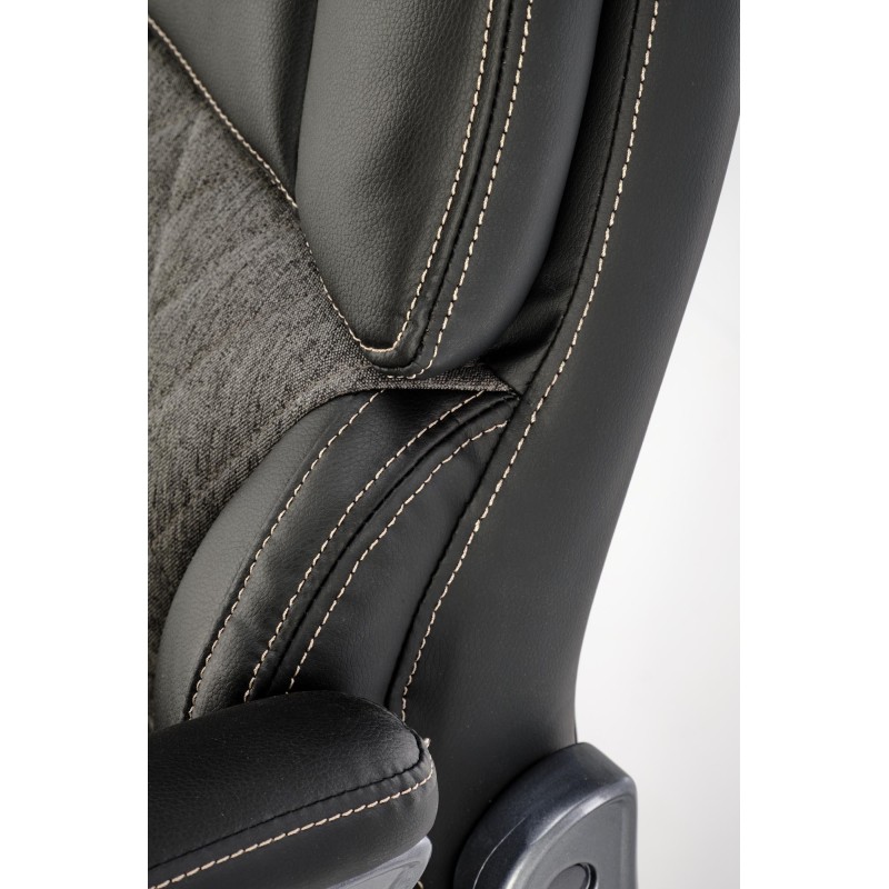 STEVEN fotel gabinetowy czarny / popielaty (1p 1szt)