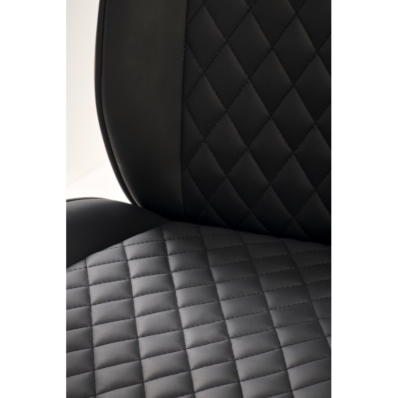 TIMBER fotel gabinetowy orzechowy/czarny