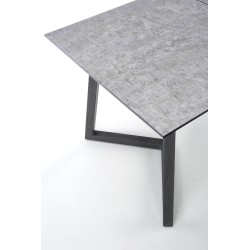 TIZIANO stół rozkładany, blat - jasny popiel / ciemny popiel, nogi - ciemny popiel (2p 1szt)