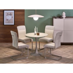 TOLIO stół okrągły, trawertyn/ kaszmir (3p 1szt)