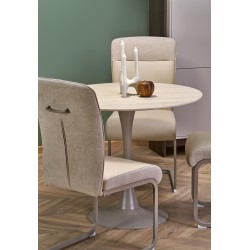 TOLIO stół okrągły, trawertyn/ kaszmir (3p 1szt)