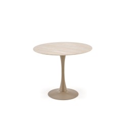 TOLIO stół okrągły, trawertyn/ kaszmir (3p 1szt)