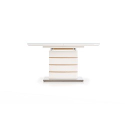 TORONTO stół rokładany biały / dąb złoty