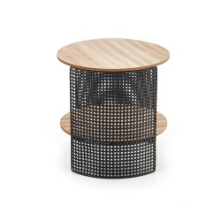 TRAFICA ława naturalny/czarny (1p 1szt)