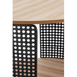 TRAFICA ława naturalny/czarny (1p 1szt)