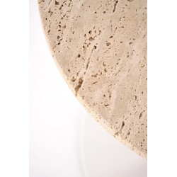 TRAVERSO S ława, trawertyn / biały (1p 1szt)