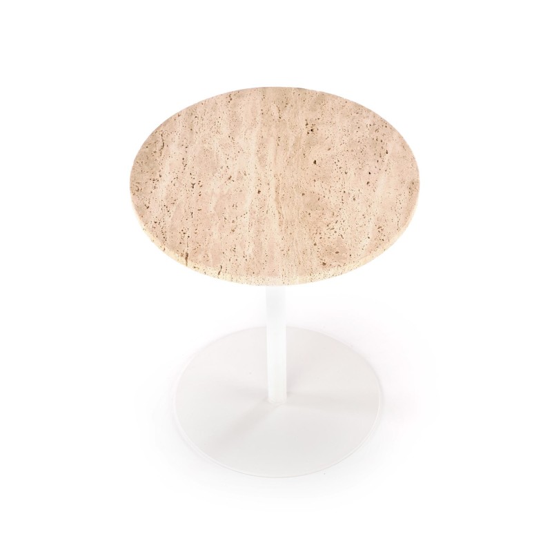 TRAVERSO S ława, trawertyn / biały (1p 1szt)