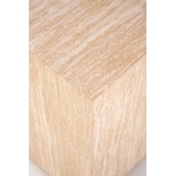 TRAVERTINO_S KWADRAT ława, trawertyn (1p 1szt)