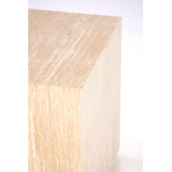 TRAVERTINO_S KWADRAT ława, trawertyn (1p 1szt)