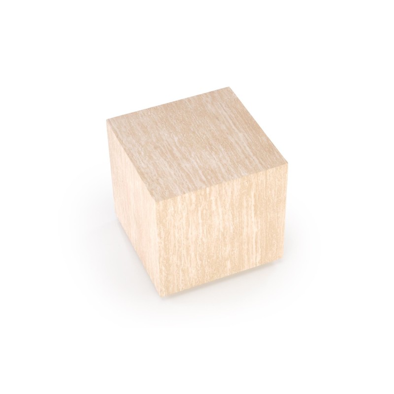 TRAVERTINO_S KWADRAT ława, trawertyn (1p 1szt)