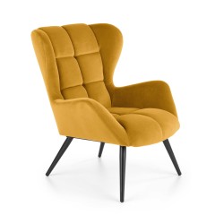 TYRION fotel wypoczynkowy musztardowy