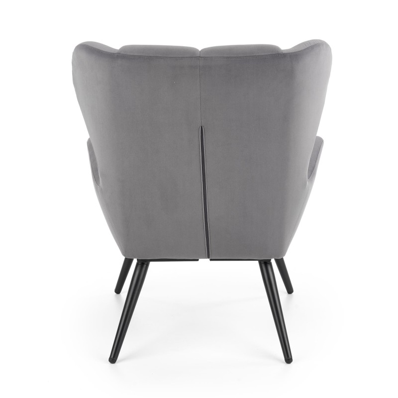 TYRION fotel wypoczynkowy popielaty