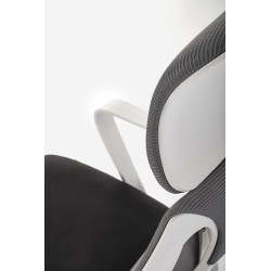 VALDEZ 2 fotel pracowniczy popiel / czarny (1p 1szt)