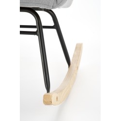 VASCO fotel bujany popielaty