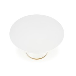 VEGAS stół, blat - biały, noga - biały / złoty (2p 1szt)