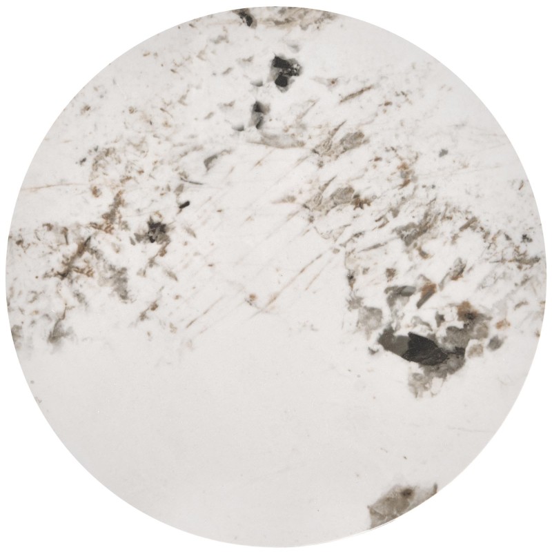 VERDE ława biały marmur / biały (2p 1szt)