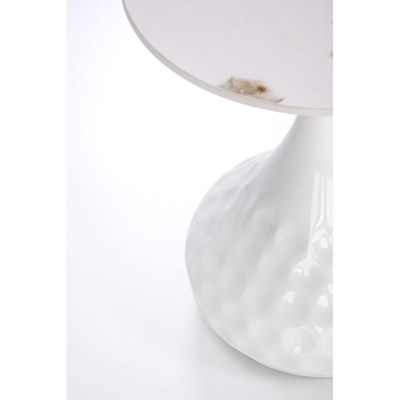 VERDE ława biały marmur / biały (2p 1szt)