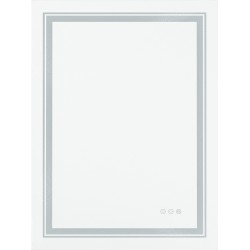 VERO lustro ścienne łazienkowe, srebrny