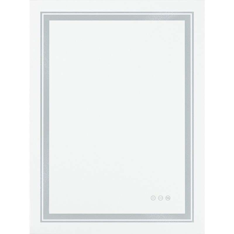 VERO lustro ścienne łazienkowe, srebrny