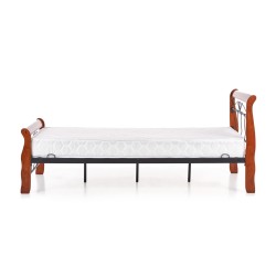 VERONICA łóżko 90 cm czereśnia ant./czarny (4p 1szt.)