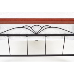 VERONICA łóżko 90 cm czereśnia ant./czarny (4p 1szt.)