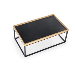 VESPA ława blat naturalny, nogi: czarny (1p 1szt)