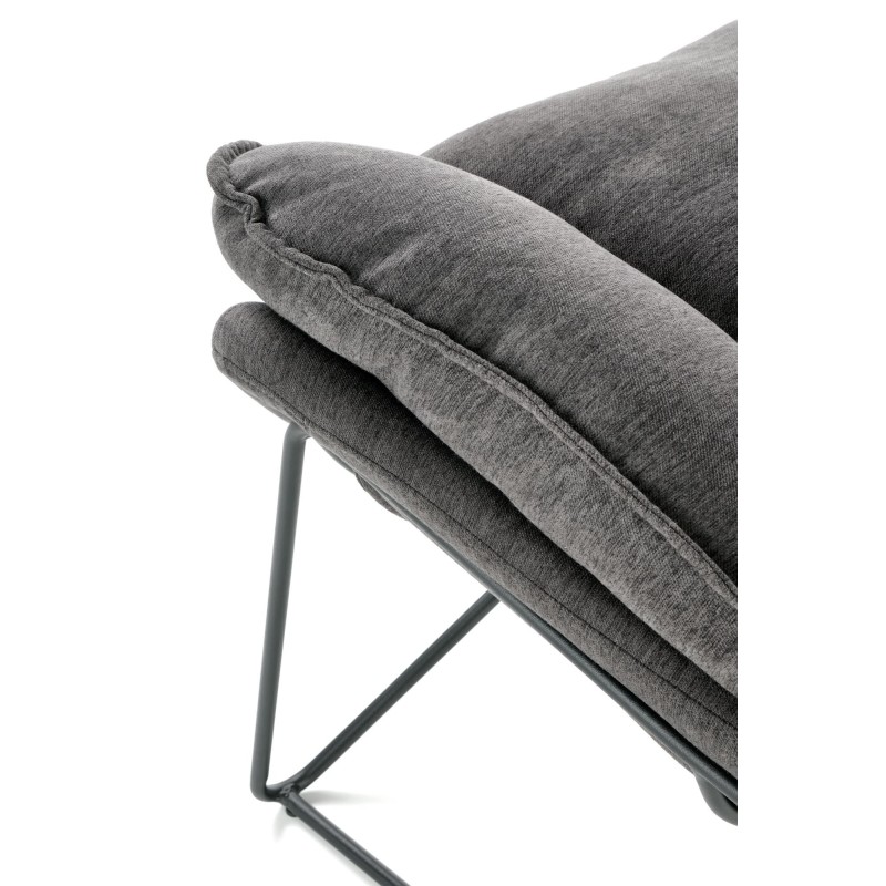 VOLKER fotel wypoczynkowy c.popiel / czarny (1p 1szt)