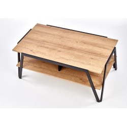 VOLTA ława czarny / dąb złoty (1p 1szt)