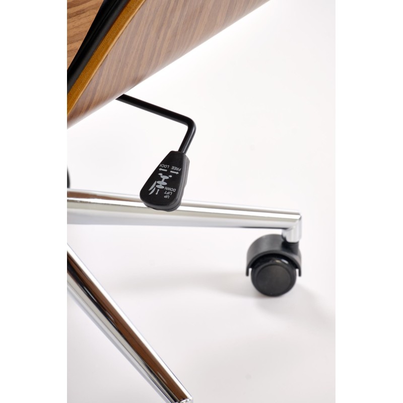 WEBSTER fotel gabinetowy orzechowy/czarny