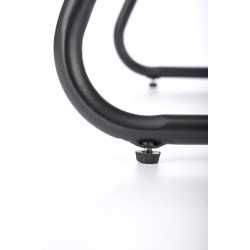 WHISPER fotel wypoczynkowy, czarny / naturalny (1p 1szt)