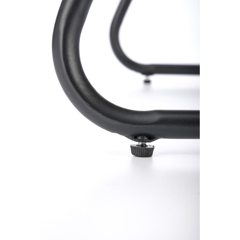 WHISPER fotel wypoczynkowy, czarny / naturalny (1p 1szt)