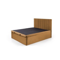 ASENTO łóżko 160 - musztardowy tap. Element 8