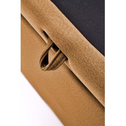 ASENTO łóżko 160 - musztardowy tap. Element 8