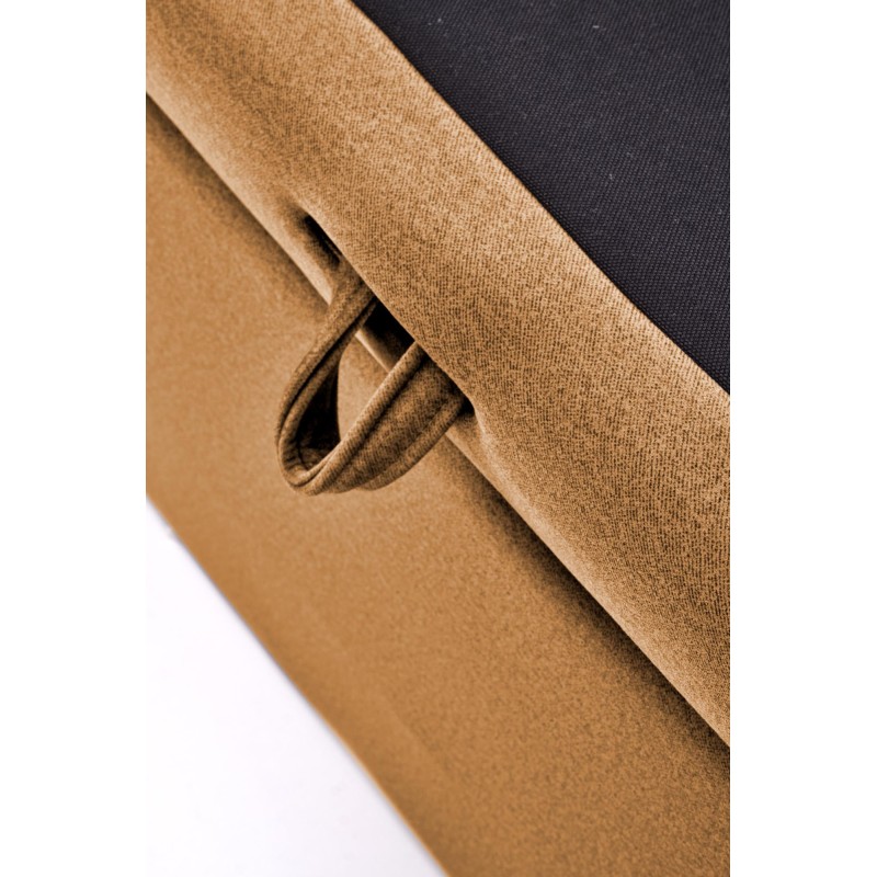 ASENTO łóżko 160 - musztardowy tap. Element 8