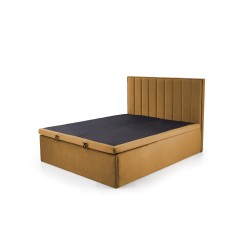 ASENTO łóżko 160 - musztardowy tap. Element 8